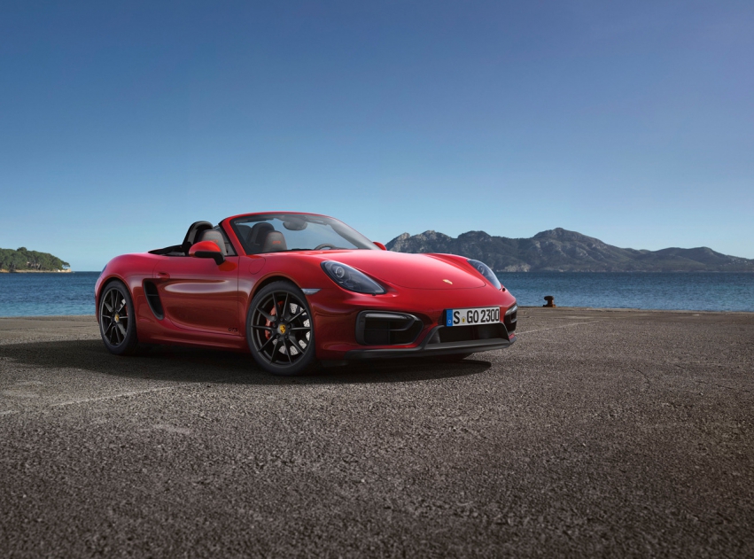 Авто обои Porsche Boxster GTS and Cayman GTS