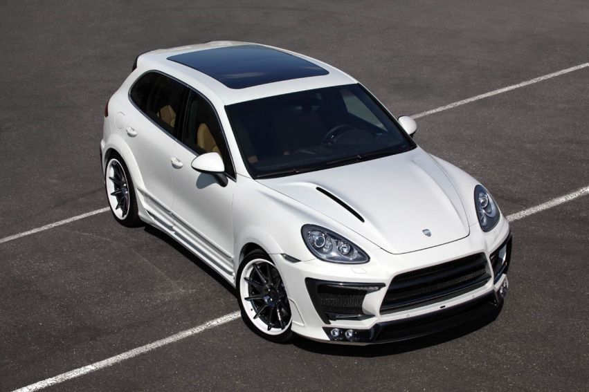 Авто обои Porsche Cayenne CLR 558 GT by Lumma Design