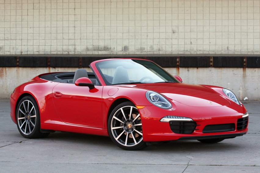 Авто обои Porsche 911 Carrera Cabriolet: 2012