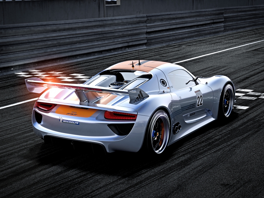 Авто обои Porsche 918 RSR Hybrid