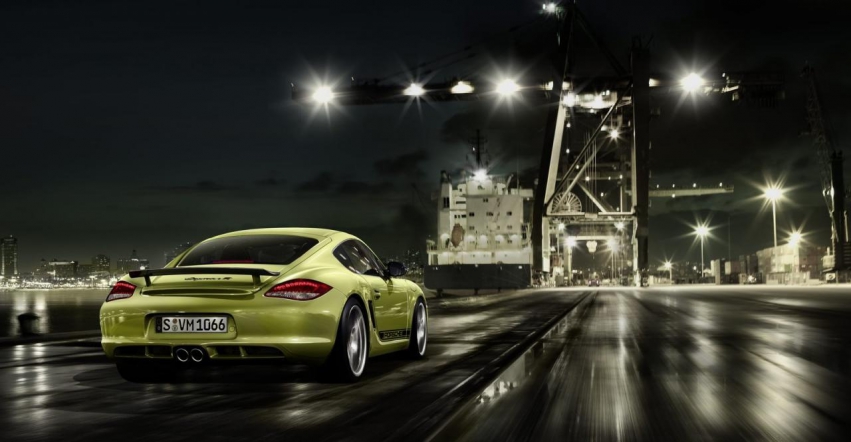 Авто обои Porsche Cayman R 2011