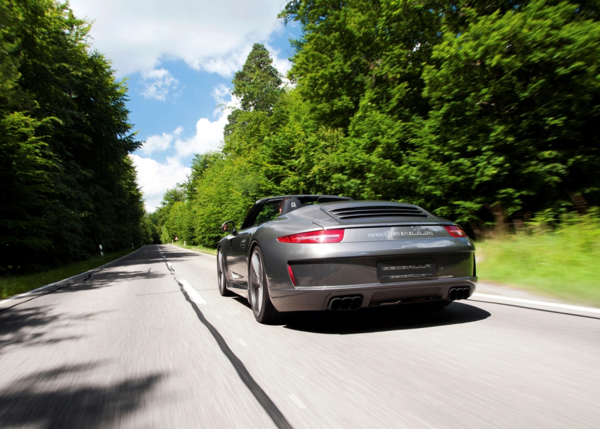 Авто обои Porsche 911 Carrera S cab with Gemballa GT aero and tech package