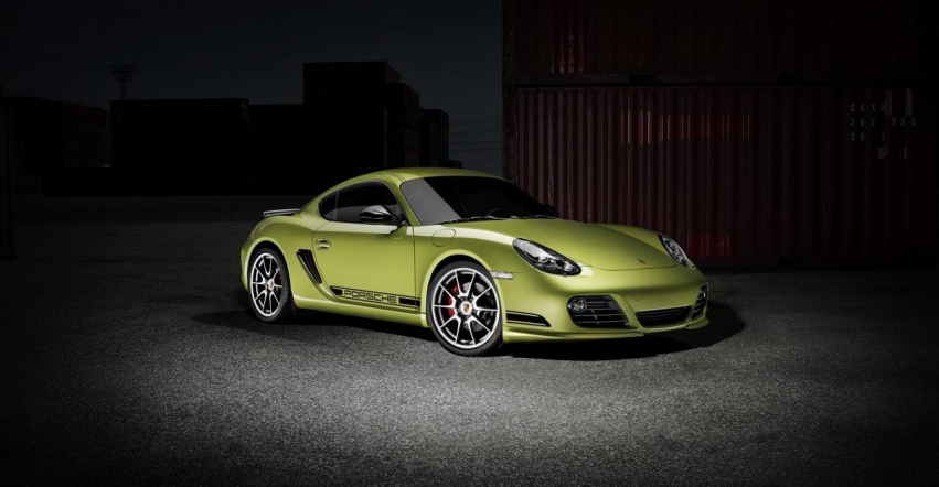 Авто обои Porsche Cayman R 2011