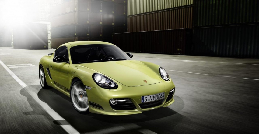 Авто обои Porsche Cayman R 2011