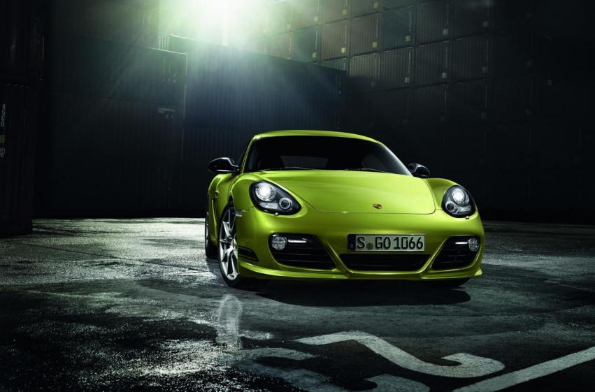 Авто обои Porsche Cayman R 2011