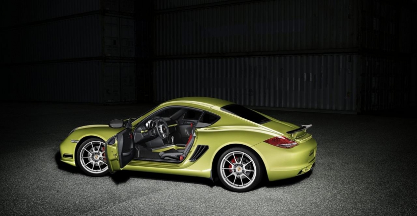 Авто обои Porsche Cayman R 2011