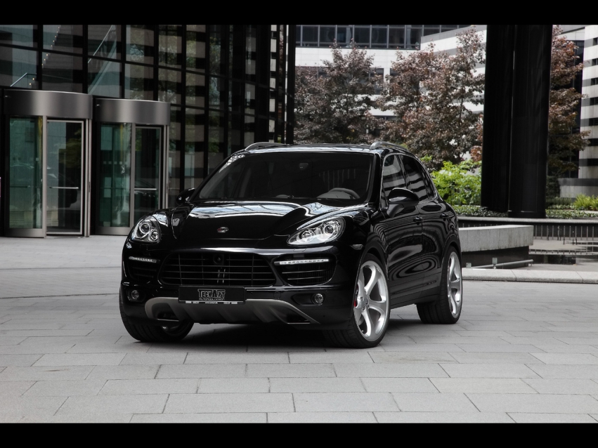 Авто обои Porsche Cayenne Individualization TechArt 2010