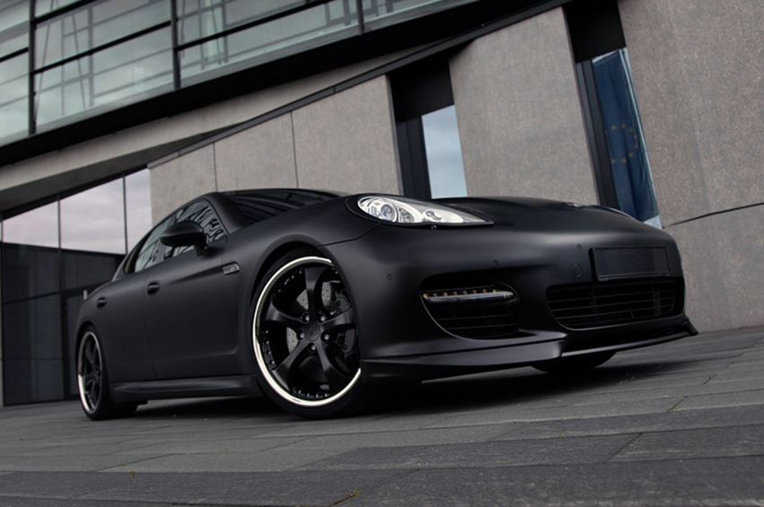 Авто обои Porsche Panamera TechArt Black Edition