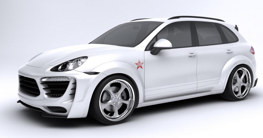 Авто обои Porsche Cayenne Met-R Radical Star