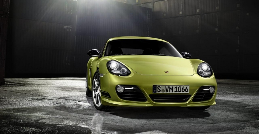 Авто обои Porsche Cayman R 2011