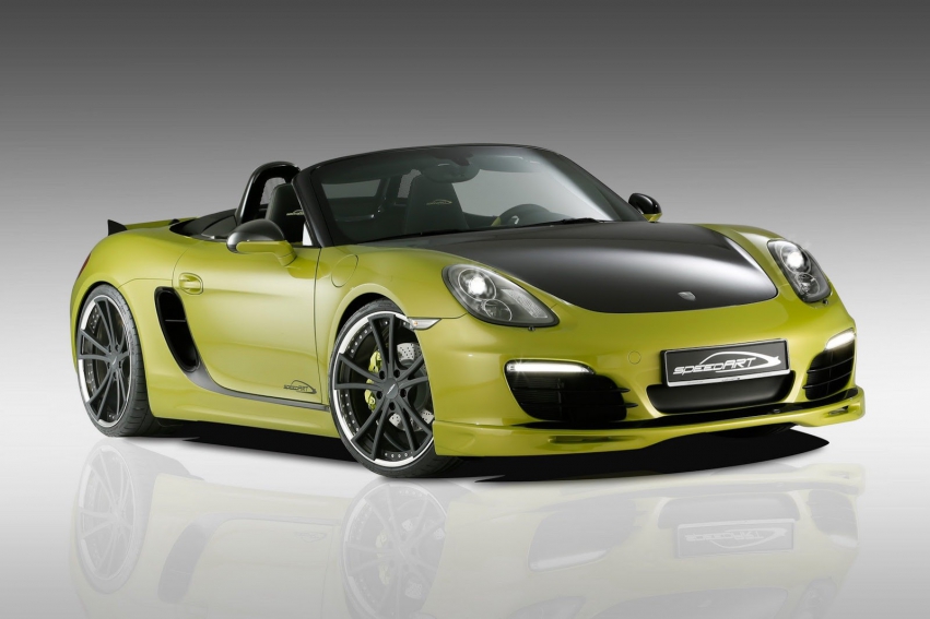 Авто обои Porsche Boxster 981 by SpeedART SP81-R 2012