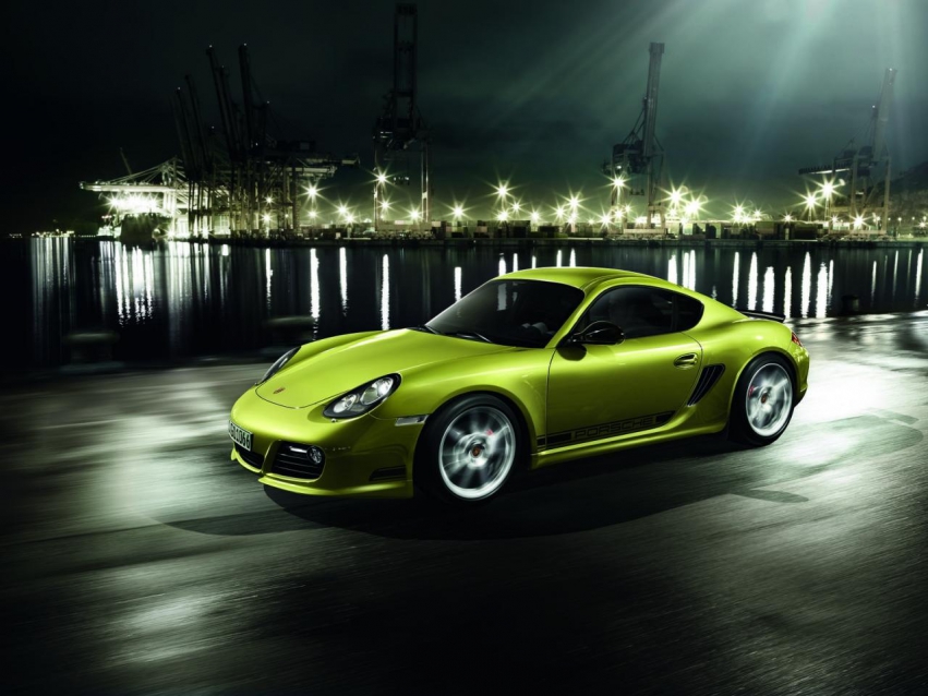 Авто обои Porsche Cayman R 2011