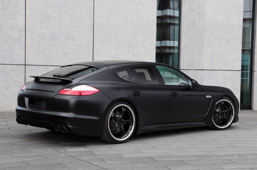 Авто обои Porsche Panamera TechArt Black Edition