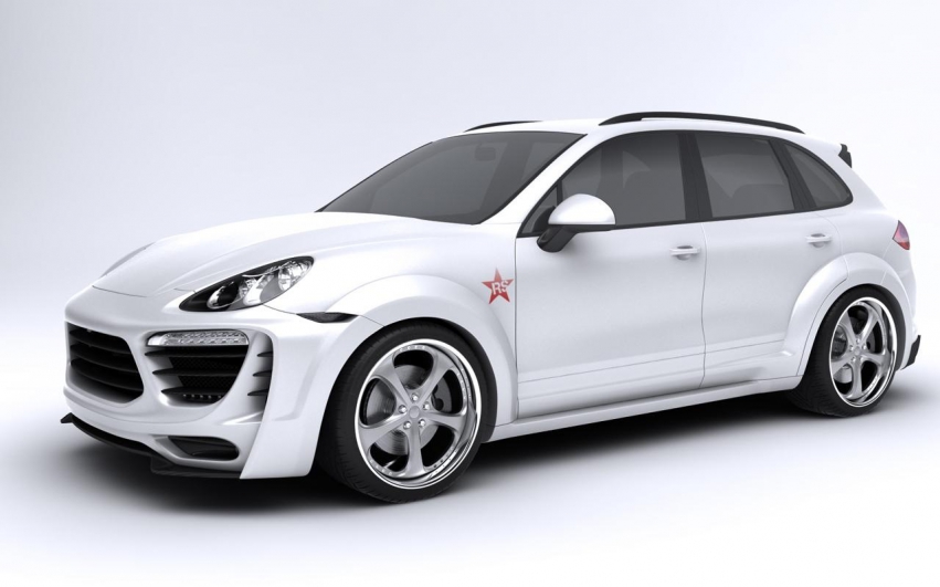 Авто обои Porsche Cayenne Met-R Radical Star