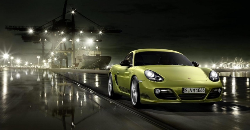 Авто обои Porsche Cayman R 2011