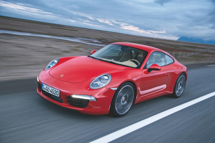 Авто обои Porsche  911 Carrera 2012