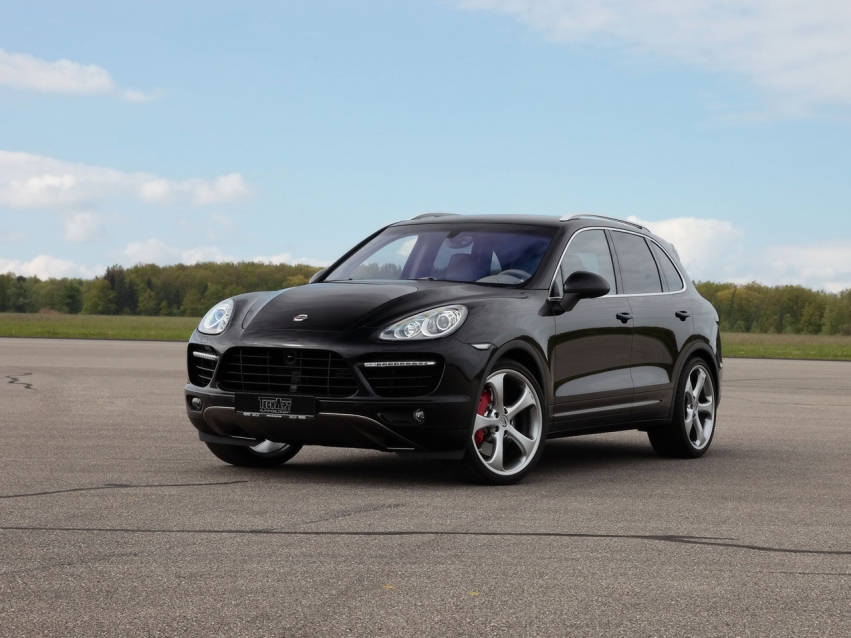 Авто обои Porsche Cayenne Individualization TechArt 2010