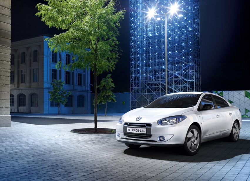 Авто обои Renault Fluence Z.E 2012