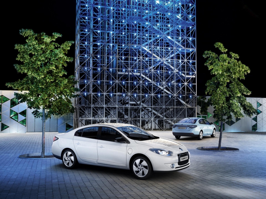 Авто обои Renault Fluence Z.E 2012