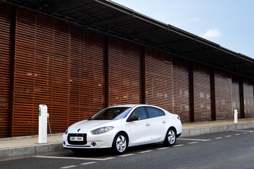 Авто обои Renault Fluence Z.E 2012