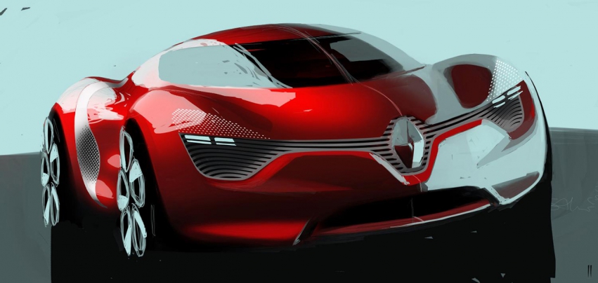 Авто обои Renault DeZir concept