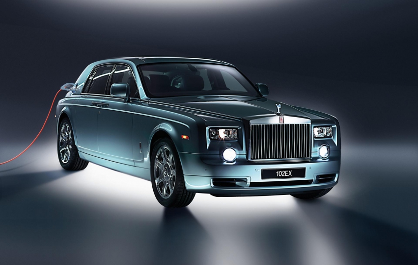 Авто обои Rolls-Royce Phantom 102EX Experimental Electric 2011