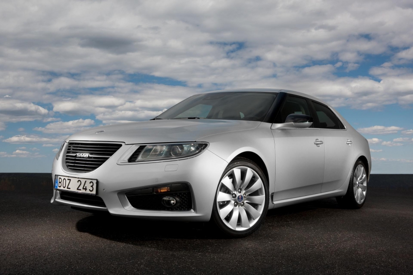 Авто обои Saab 9-5 Sedan 2011