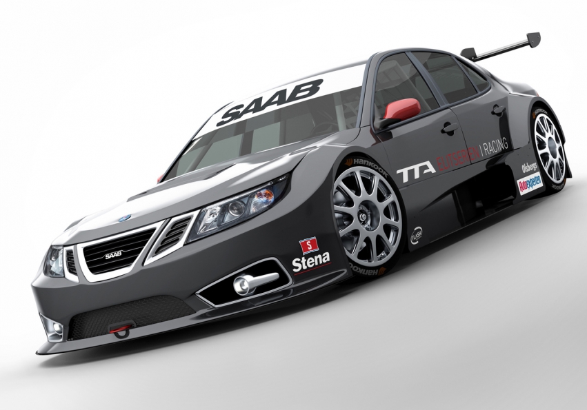 Авто обои Saab 9-3 TTA by Flash Engineering