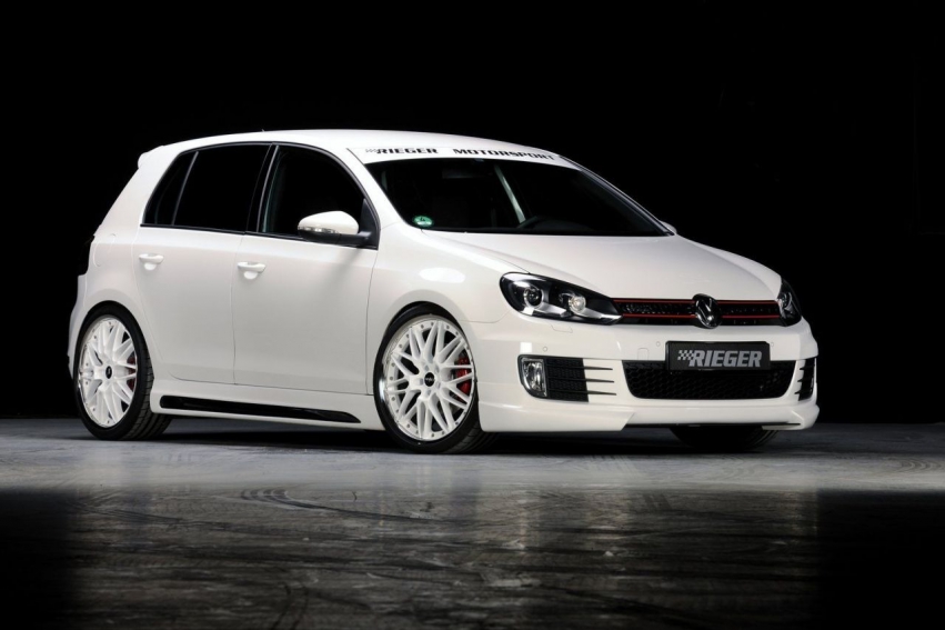 Авто обои Volkswagen Rieger Golf GTI