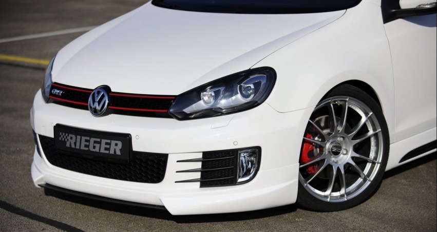 Авто обои Volkswagen Rieger Golf GTI