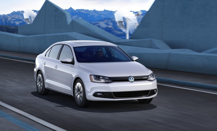 Авто обои Volkswagen Jetta Hybrid 2012