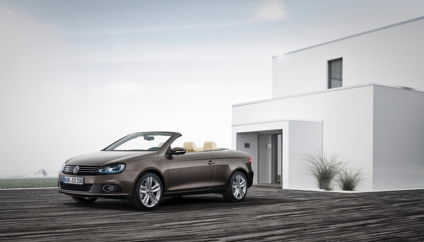 Авто обои Volkswagen Eos 2012