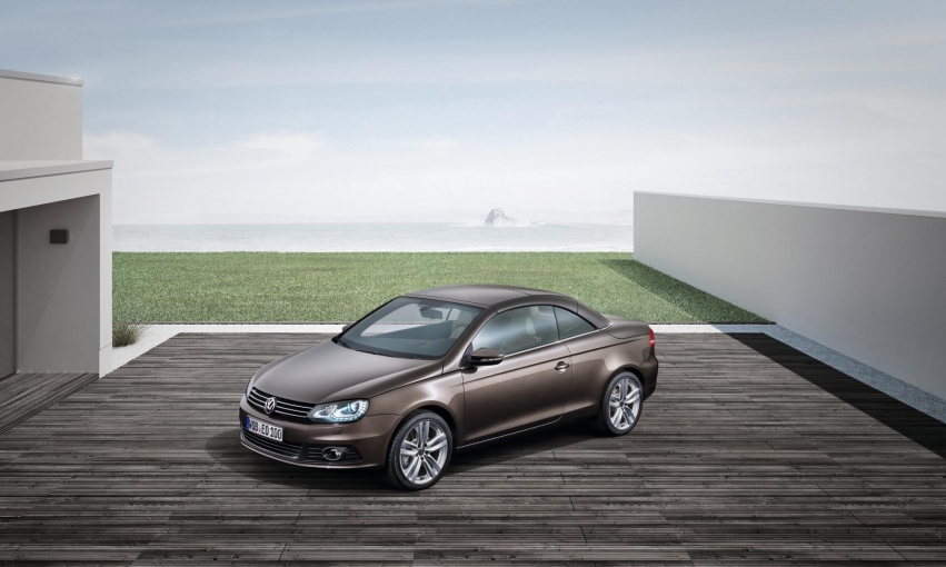 Авто обои Volkswagen Eos 2012