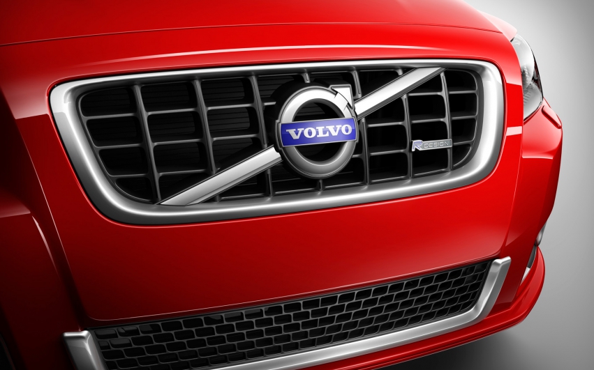 Авто обои Volvo V-70 2012