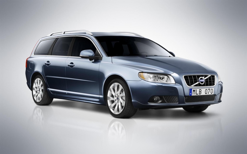 Авто обои Volvo V-70 2012