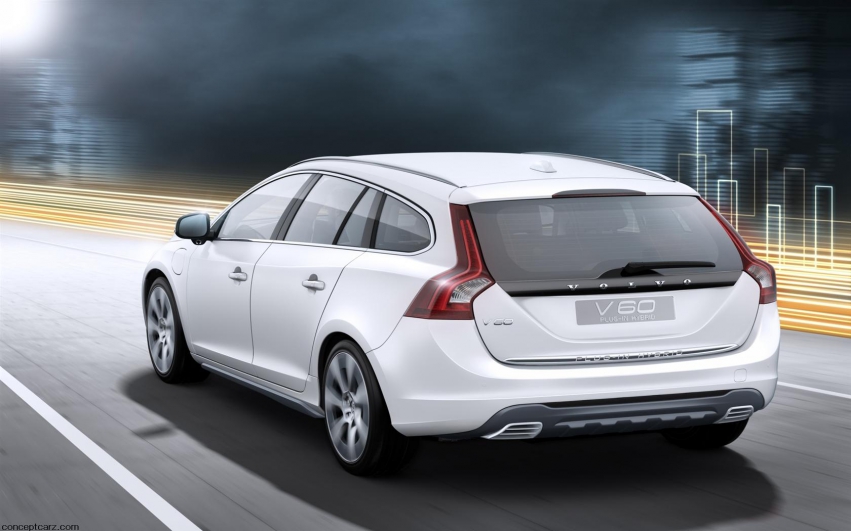 Авто обои Volvo V-60 2012